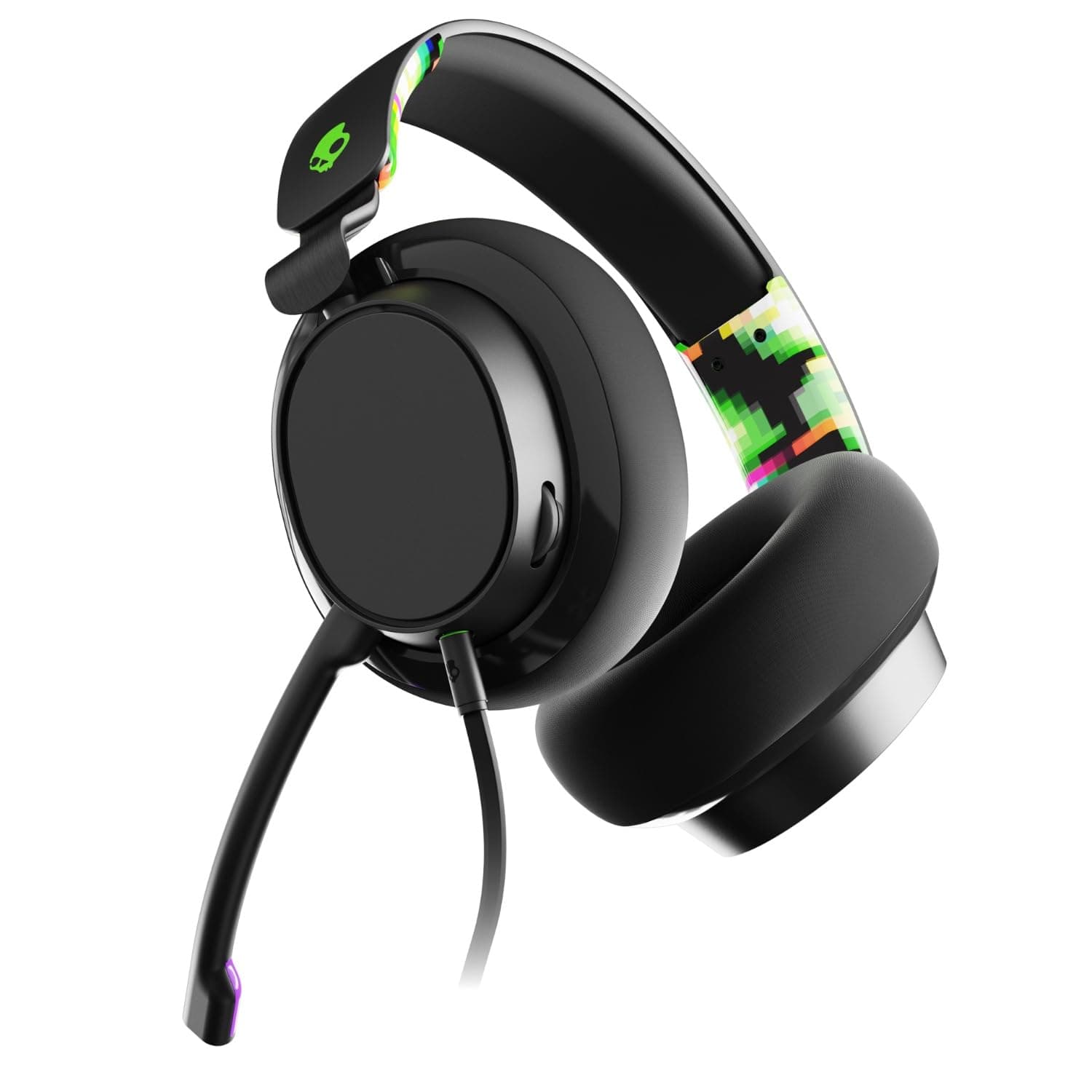 Skullcandy SLYR Multi-Platform Wired Gaming Headset, Removable Mic, Durable and Comfortable Lightweight Design, Ultra-Soft Memory Foam Ear Cushions, (Works with PC, Xbox, PlayStation) -Green Digi-Hype