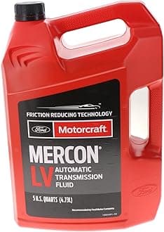 Ford Genuine Fluid XT-10-QLVC MERCON-LV Automatic Transmission Fluid - 1 Quart (5 Quart)