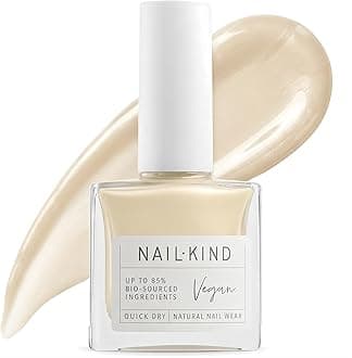 Nail Polish Cream Yellow 8 ml-Sunny Sorbet, Vegan Quick Dry Nail Varnish, Long Lasting Chip Resistant Manicure, PETA Certified Cruelty Free, High-Gloss Finish-by NailKind