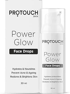 Power Glow Face Drops | Face Serum | Lightens Dark Skin | Brightening & Nourishing | Anti Acne & Anti-aging | For Clear & Glowing Skin For All Skin Type (Pack of 1)