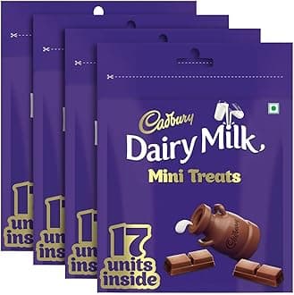 Dairy Milk Chocolate Home Treats, 119 g (Pack of 4), 476 gram