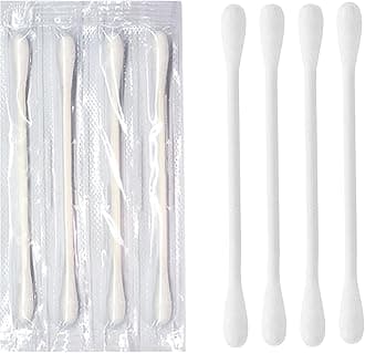Individually Wrapped Cotton Swabs,Travel Cotton Swabs,Cotton Stick,Double Round Cotton Swabs,Round Cotton Swabs,Individually Packaged Double Round Head Cotton Swab,for The Ear, Makeup,Clean（200Count）