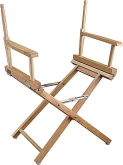 Casual Home 18-Inch Director Chair, Natural Frame