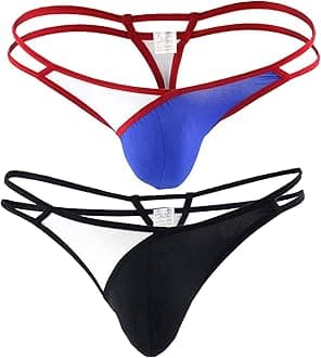 Men's G-Strings & Thongs Polyester Innerwear Underwear Free Size