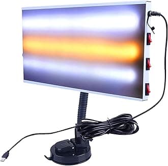 PDR Light Paintless Dent Repair Tools, Car Dent Reflector LED Stripe Line Board, Automobiles Body Stripe Testing Light for Car Body Dent Removal