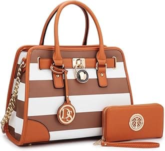 Women Handbags Top Handle Satchel Purse Shoulder Bag Hobo Bag Work Bag Set 2pcs