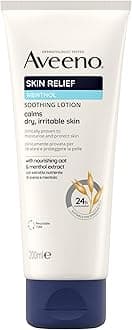 Skin Relief Soothing Lotion (1x 200ml) with Nourishing Oat and Menthol Extract, Suitable For Sensitive Skin, 24-Hour Hydration, Clinically Proven to Moisturise and Protect Dry, Irritable Skin