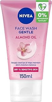 NIVEA Face Wash Cleanser, Gentle Cleansing, Dry Skin, 150ml