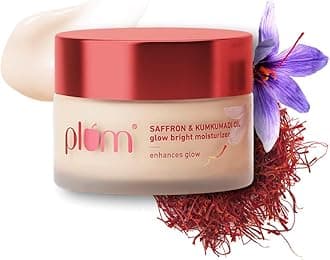 - Saffron & Kumkumadi Oil SPF 35 Daily Glow Bright Moisturizing Cream 50g | Quick-Absorbing Day Cream to Brighten Skin, Enhance Glow | UVA/UVB Protection | All Skin Types | Women & Men