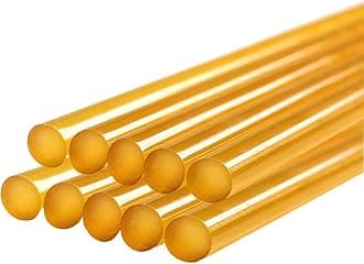 Dent Repair Glue Sticks, Gliston Paintless Dent Puller Tool Glue Stick for Hot Glue Gun Car Repair Dent Rmover Tool Set - 10 PCS Yellow Glue Sticks