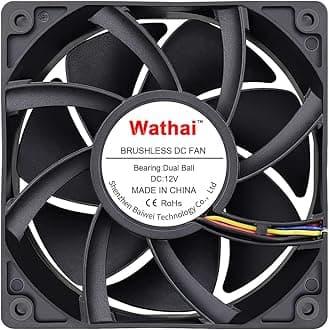 12038 120mm x 38mm PWM Computer PC Case Fan 12V 4pin 5300rpm High Airflow Duall Ball CFM FG DC Brushless Cooling Fan