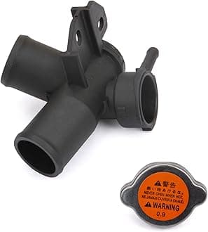 MITZONE Upper Coolant Radiator Filler Neck Water Outlet kit Compatible with 2007-2013 Nissan Altima 2.5L 3.5L Replace 21501-9HA0A