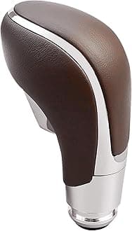 Gear Shifter Knob for Buick Verano 2012-2017 Gear Shift Knob Leather Car Stick Lever Handle Shifter Head Transmission Gear Shift Lever Knob, Brown