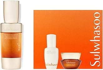 Concentrated Ginseng Rejuvenating Serum Set - Korean Ginseng-Powered Anti-Aging Skincare 3-piece Gift Set, Strengthens Skin Barrier, Visibly Improves Wrinkles, Includes Full-size Serum