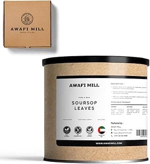– AWAFI MILL Soursop Graviola Tea Leaves | Hand-Picked from Backyard Trees | Authentic and Refreshing Flavor (Pack of 20 Handpicked and Dried Leaves)