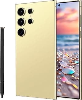 5G Unlocked Smartphone,6GB+256GB Fully (Yellow)