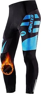 sponeed Men's Bicycle Pants 4D Padded Road Cycling Tights Leggings Outdoor Cyclist Riding Bike Wear
