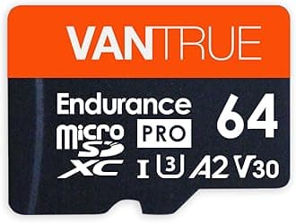 Vantrue 64GB Micro SD Card with Adapter, U3 C10, UHS-I High Speed SD Card for Dash Cams & Home Security System Video Cameras