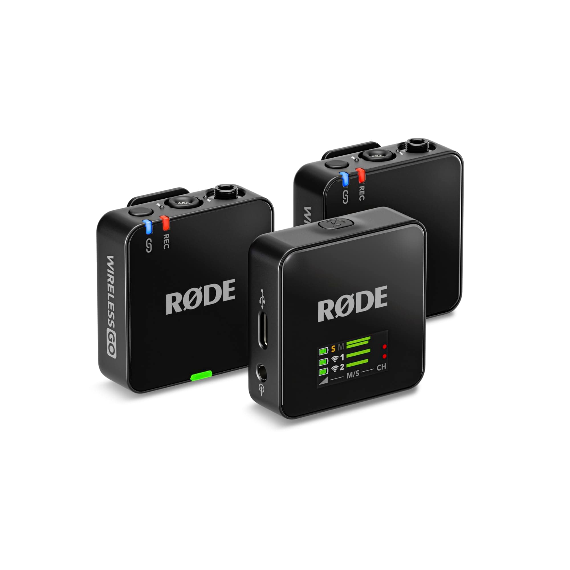 RØDE Wireless GO (Gen 3), Compact Wireless Mic, Pristine Audio, 32-bit Float Recording, Automatic Level Control, for Phones, Cameras and Computers
