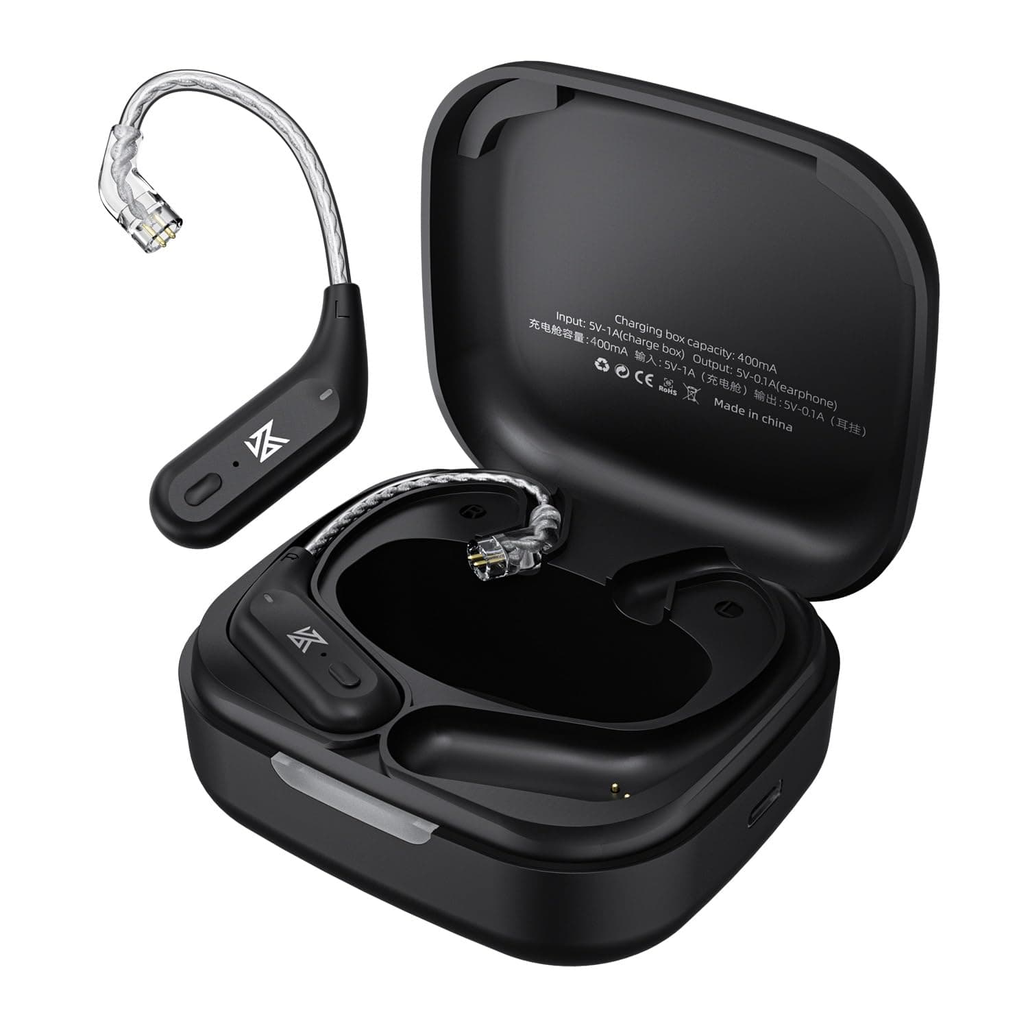 AZ09 Bluetooth 5.2 IPV5 Waterproof Noise Reduction Bluetooth Module Upgrade Cable Ear Hook for ZST/ZSTX/ZS10/AS06/AS10/BA10/ZSR/ES4(B pin)