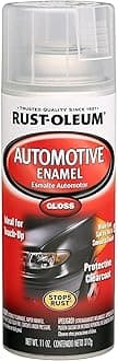 Rust-Oleum 257884 Automotive Enamel Spray Paint, 11 oz, Gloss Clear
