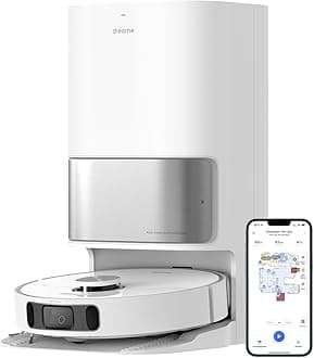 dreame L10s Ultra Robot Vacuum and Mop Combo, Auto Mop Cleaning and Drying, Self-Refilling and Self-Emptying Base for 60 Days of Cleaning, 5300Pa Suction and AI Navigation, Compatible with Alexa