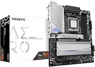 GIGABYTE B650 AERO G 1.0 AMD AM5 ATX Motherboard 4x DDR5-128GB, 3x PCIe x16, 3x M.2, 4x SATA 6, 7x USB 3.2, 1x USB-C, 2x USB 2.0