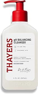 Thayers pH Balancing Daily Cleanser - Face Wash with Aloe Vera - Gentle and Hydrating Skin Care for Dry - Oily or Acne Prone Skin, Remoes Dirt, 237 ml