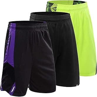 1Bests 3PCS / Set Men's Running Shorts Quick Dry Running Shorts Basketball Pants Sports Pants