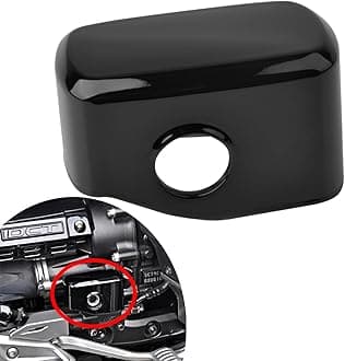 PANICAL Motorcycle for Honda Gold Wing 1800 F6B GL1800 Black Decorative Cover Accessories 2018 2019 2020 2021 2022 2023 2024 2025 (Black Rear Brake Oil Pot Protective Cover)