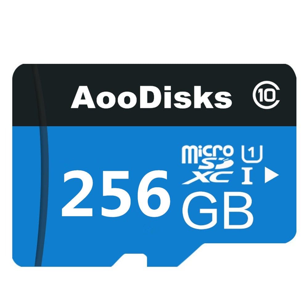 256G High Speed Micro SD Card Class 10 Memory Card with Free Adapter (256GB)