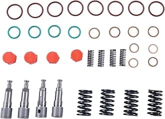 ZTUOAUMA Fuel Injection Pump Rebuild Kit Compatible With Kubota 4-Cylinder V Series Engine V1903 V2003 V2203 V2403 Mini Excavator KX161 KX121 and Bobcat Skid Steer Loaders
