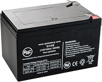 Battery Compatible with Long Way LW-6FM10 12V 10Ah Sealed Lead Acid Battery