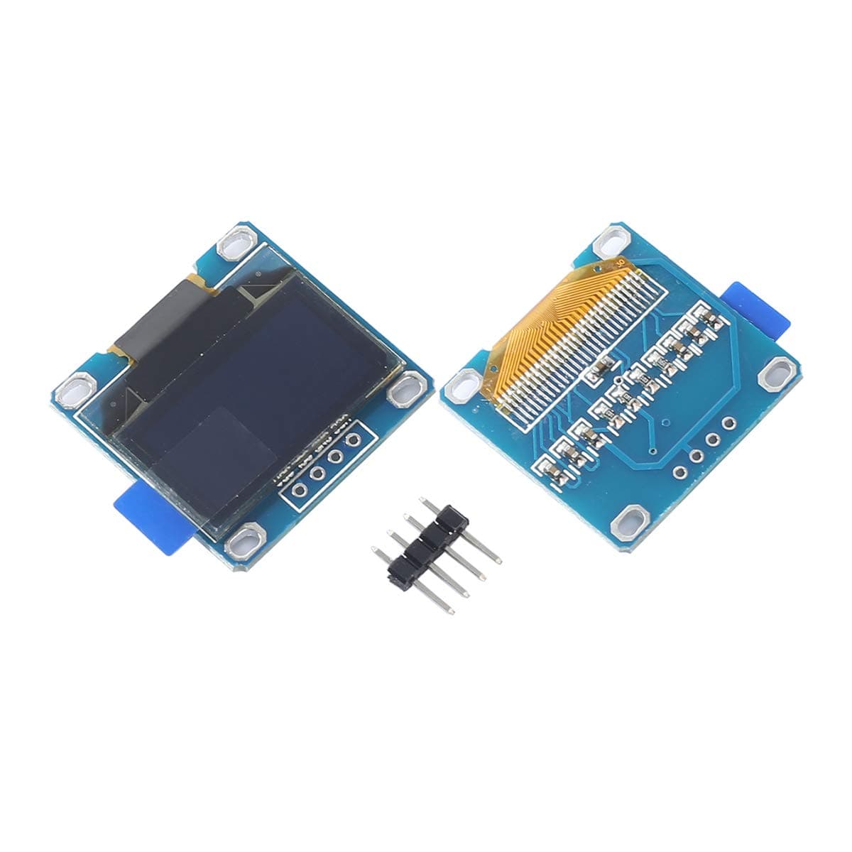 DEVMO 12864 0.96 Inch I2c IIC Serial OLED LCD LED Display Screen Serial Module 128 X 64 Compatible with Ar-duino Display Raspberry PI 51 Msp420 Stim32