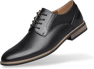 SILENTCARE Men's Oxford Formal Dress Shoes Business Comfortable Classic Lace Up Shoes