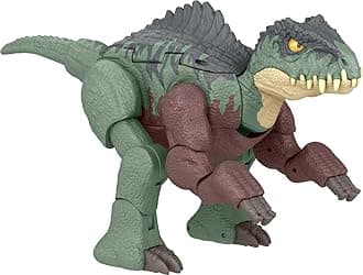 Jurassic World Fierce Changers 2-in-1 Dinosaur Action Figure, Massive Stretch Toy Transforms from Nasutoceratops to Giganotosaurus in 16 Steps