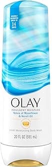 Olay Body Wash for Women, Indulgent Moisture, 24hr Moisturizing & Nourishing Formula, Infused with Vitamin B3 Complex, Luxurious Fragrances, Moonflower & Neroli Oil Scent, 20 fl oz