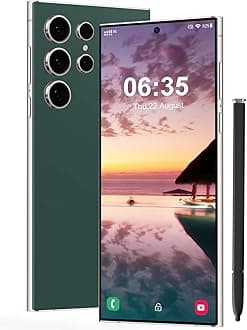 I24 Ultra 5G Unlocked Smartphone,Android 13.0 8GB+256GB Fully Unlocked Cell Phone Built in Pen The Phone Battery 6800mAh,6.8" HD Screen,48MP+108MP Camera/Dual SIM/Fingerprint Lock/Face