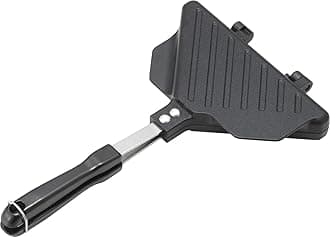 Yoshikawa SJ3209 Hot Sand Maker, For Gas Fire, Crispy Burning, Total Width 7.6 x Length 12.3 x Height 1.3 inches (19.2 x 31.2 x 3.4 cm), Light, Outdoor Activities, Camping