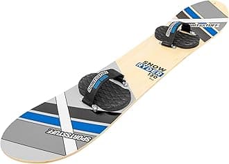 Snow Ryder Hardwood Snowboard, Beginner's Wood Snowboard, Multiple Sizes/Colors