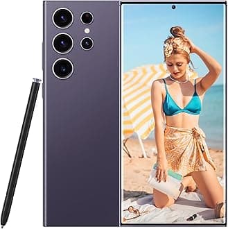 C24 Ultra Cell Phone 5G Unlocked Phone Android 14.0 8+256GB 6.8" HD Screen Dual SIM 108MP+48MP Camera 6800 mAh Built-in Pen