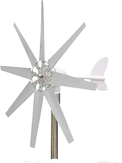 8000W Wind Turbine Generator With Charge Controller - 24V Windmill Energy System