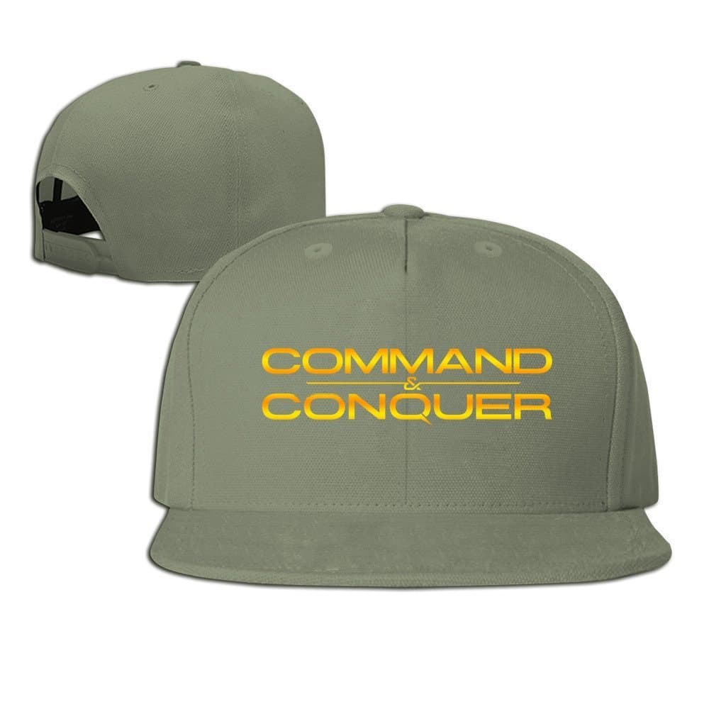 Black Command And Conquer Adjustable Baseball Cap