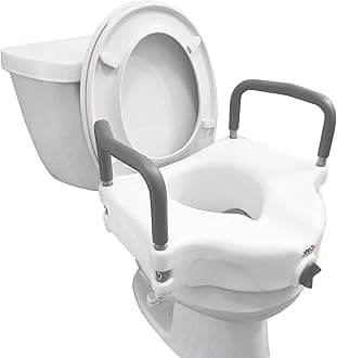 Carex B31877 Raised Toilet Seat With Arms