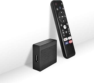 Lemon TV Mini Android TV Box, 4K HD Smart TV Box Small Box with Dual WiFi Built-in Casting App Ultra-Portable Compact Design Streaming Device(Including BT 5.4 Remote)