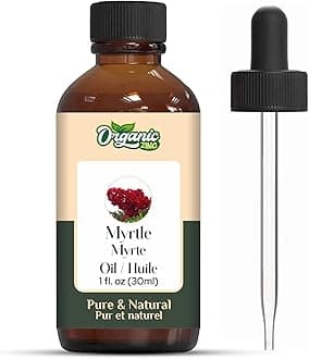 Organic Zing Myrtle (Myrtus) Oil | Pure & Natural Essential Oil for Aroma, Diffusers, Skincare & Hair care- 30ml/1.01fl oz
