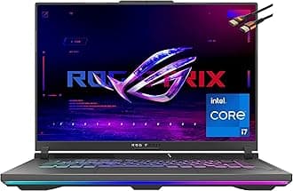 Laptop Gamer ROG Strix G16 (2023), 16:10 FHD 165 Hz, 13th Gen Intel Core i7-13650HX, GeForce RTX 4060(140W); DDR5 RAM, MUX, Wi-Fi 6E, Windows 11,w/HDMI (32GB RAM | 2TB PCIe SSD)