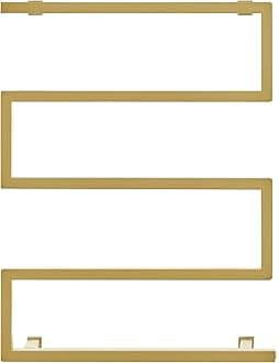 Voltaire 5-Bar Electric Towel Warmer Heated Towel Racks for Bathroom in Brushed Gold