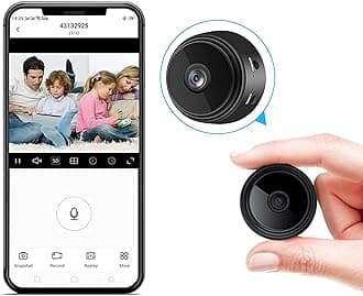 Secret Camera Spy Camera WiFi Home Security Camera Mini Hidden Camera Video Recorder Night Vision Live Feed Playback Phone App Control Nanny Cam Pet Camera