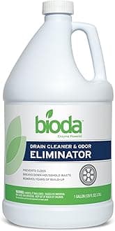 Bioda Professional Strength Enzyme Drain Cleaner, Septic Safe Drain Odor Eliminator, Smell Eliminator